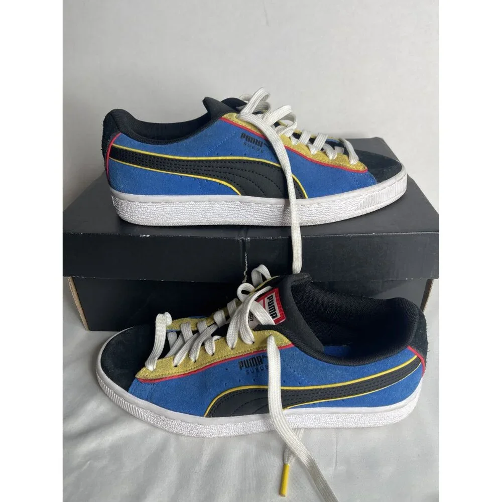 PUMA 384928-01 SmileyWorld x Puma Suede Royal (GS)‎ sneakers Size 5.5C